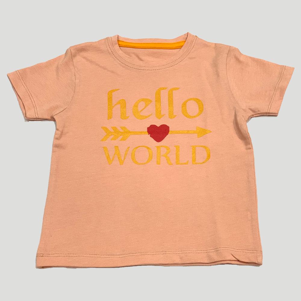 Hello World Peach