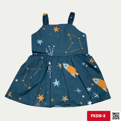 Star Plannet printed on Dark grey FKDS-3