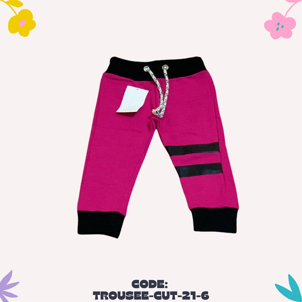 Pink With Black Lining Trouser