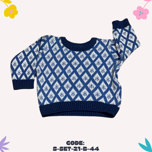 Blue Jersy Sweater