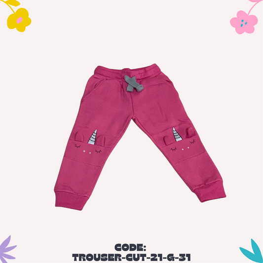 Pink Cat Trouser Cut 21-G-31