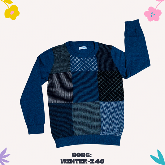 Blue Stylish Sweater