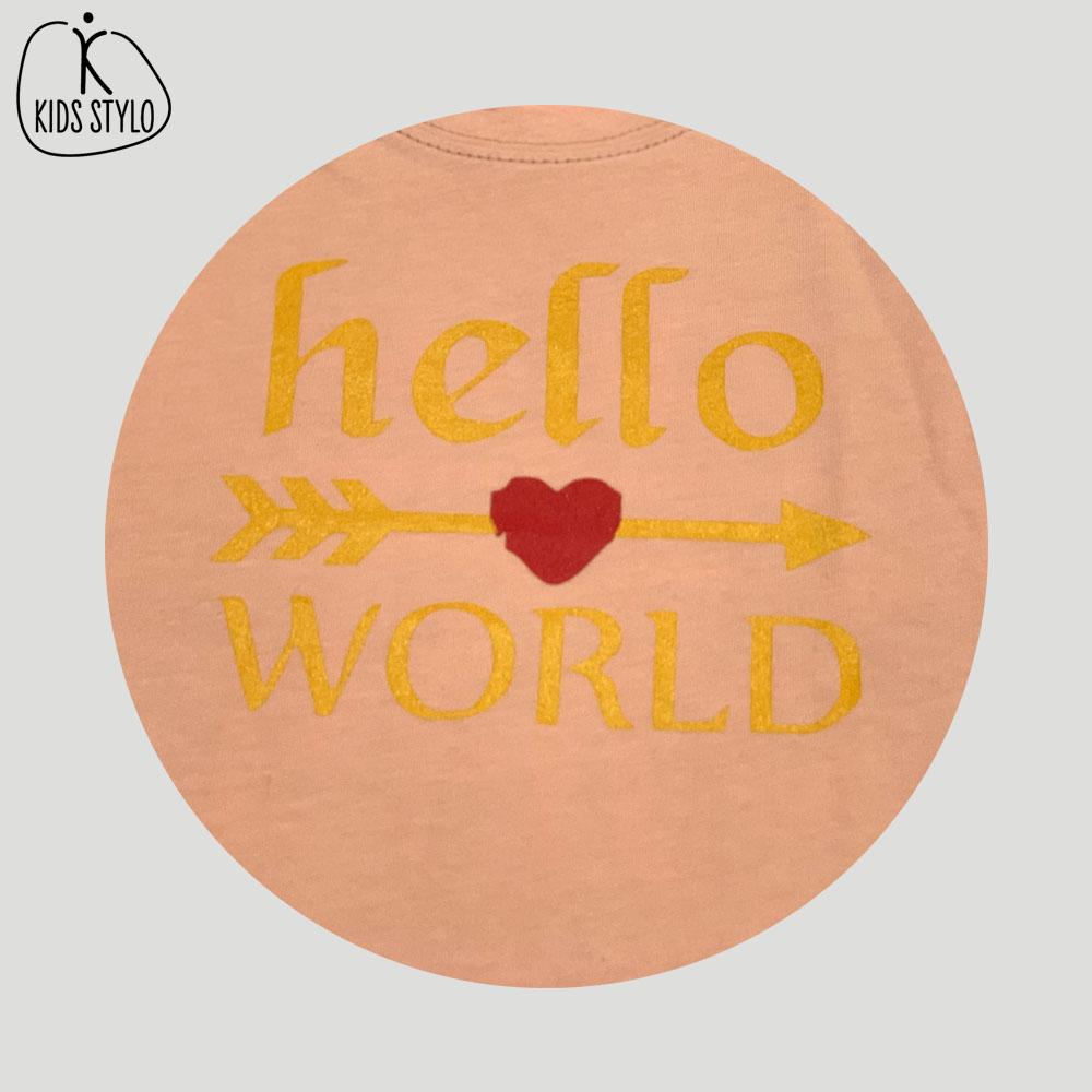 Hello World Peach