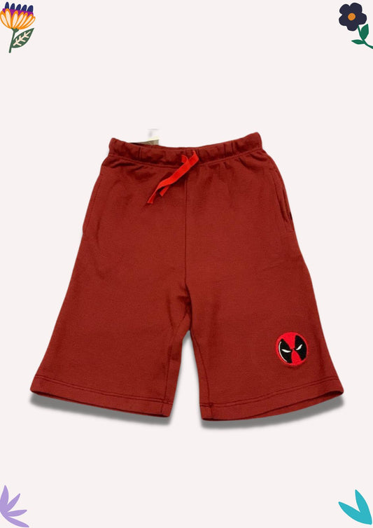 Mehroon Spider Embroidery Short