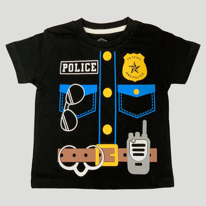 Black Police Shirt