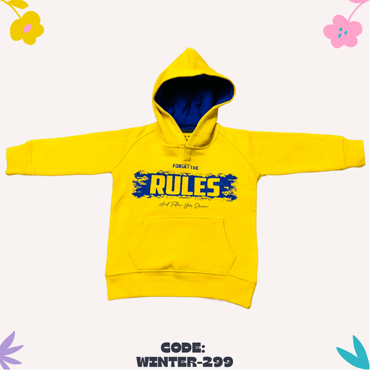 Yellow Forget The Rules Hoodie