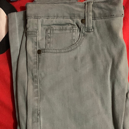 light grey denim jeans