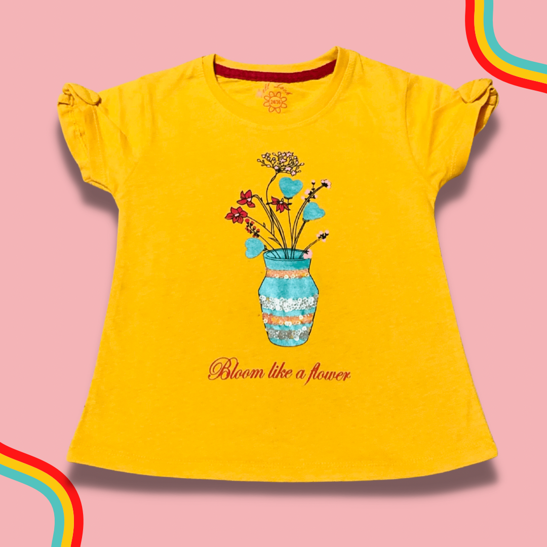 Yellow Vase Sequence Shirt