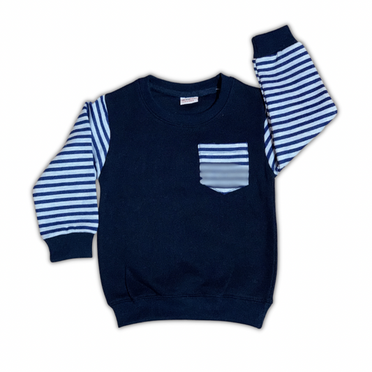 Navy Blue with lining sleeves