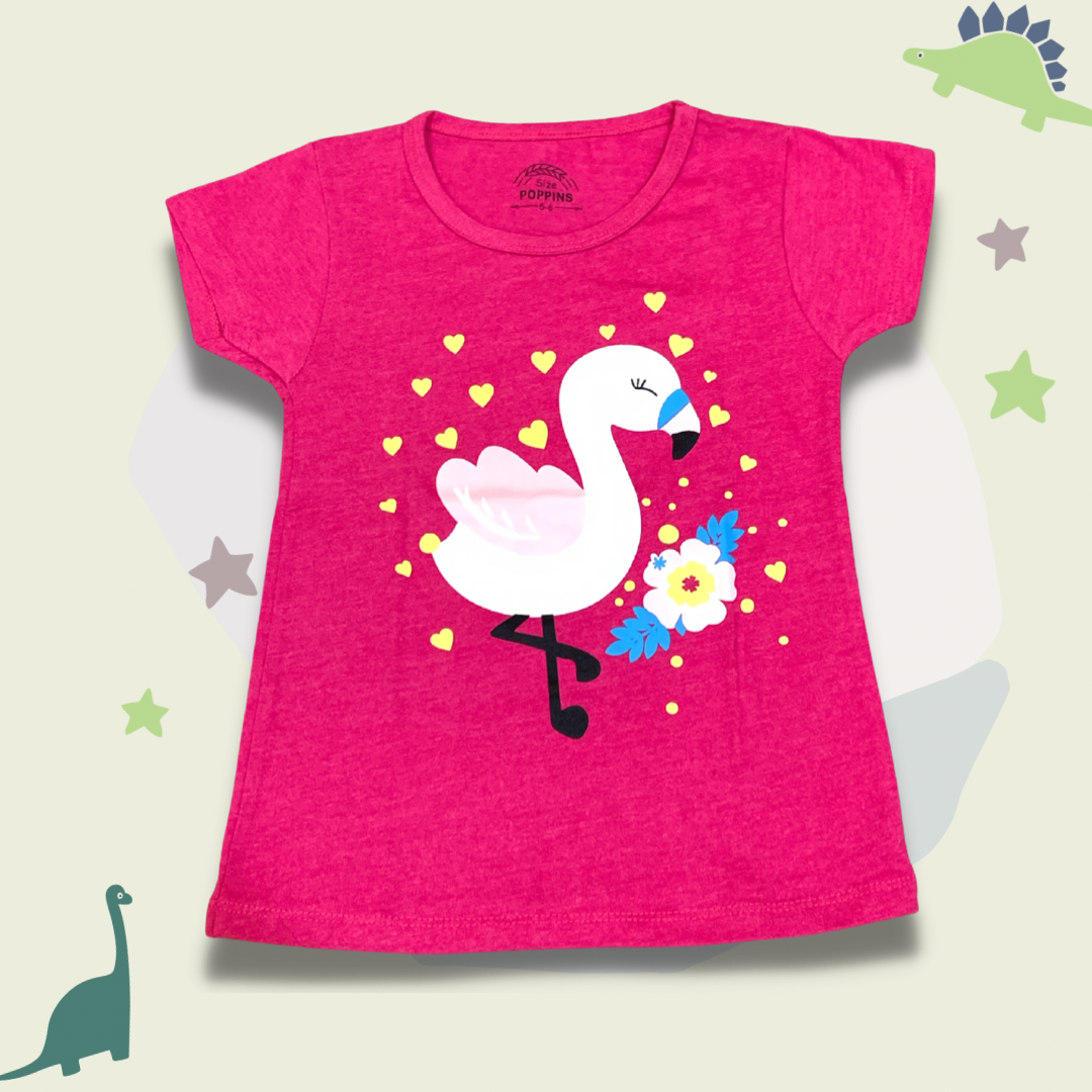 Pink Flamingo Printed Shirt