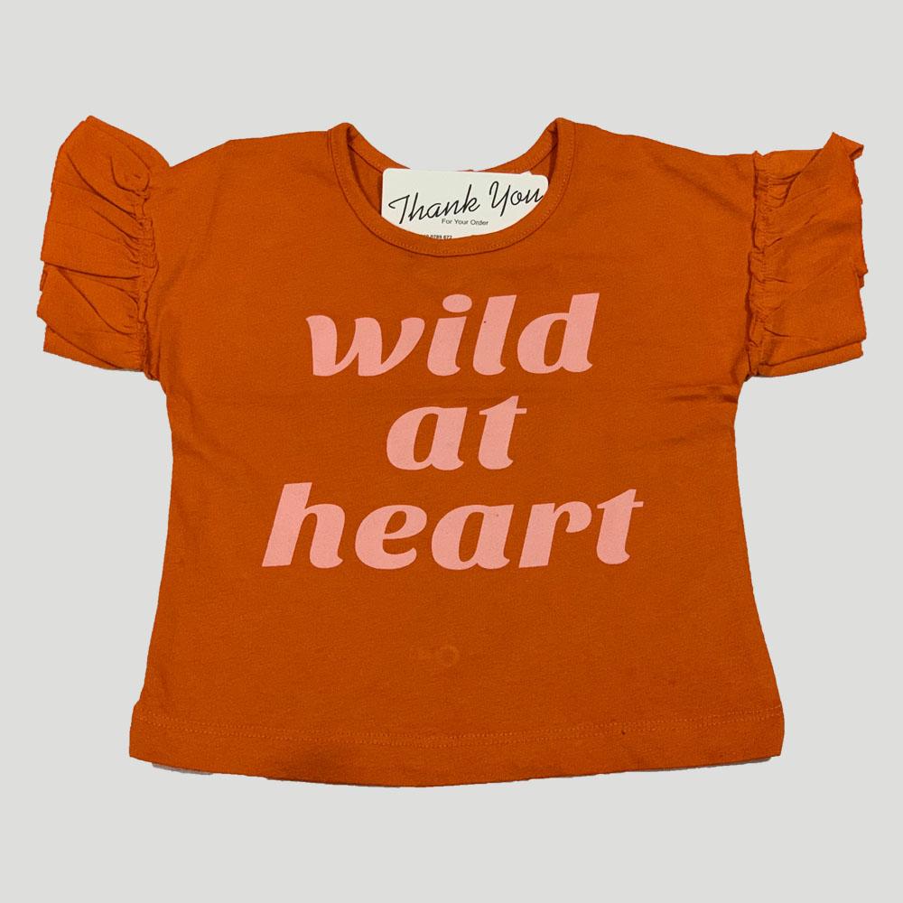 Orange Wild At Heart Shirt
